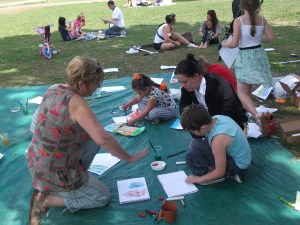 Childrens art community activity
